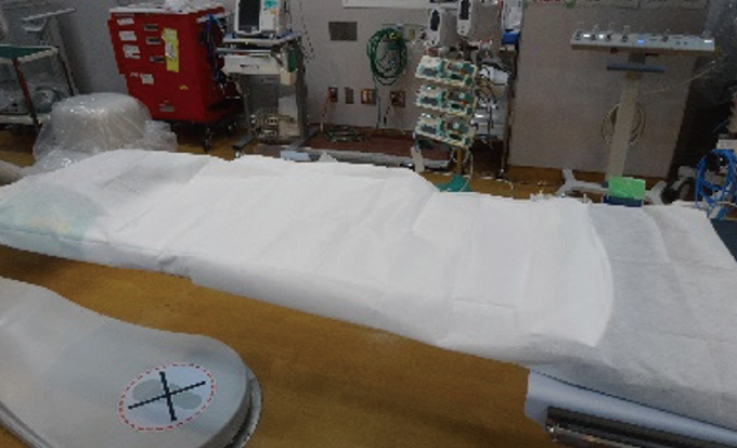 PCIにおけるベッドの準備