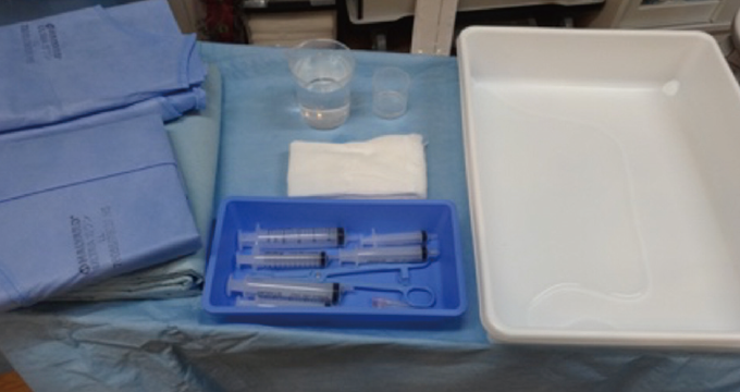 PCIにおける物品の準備