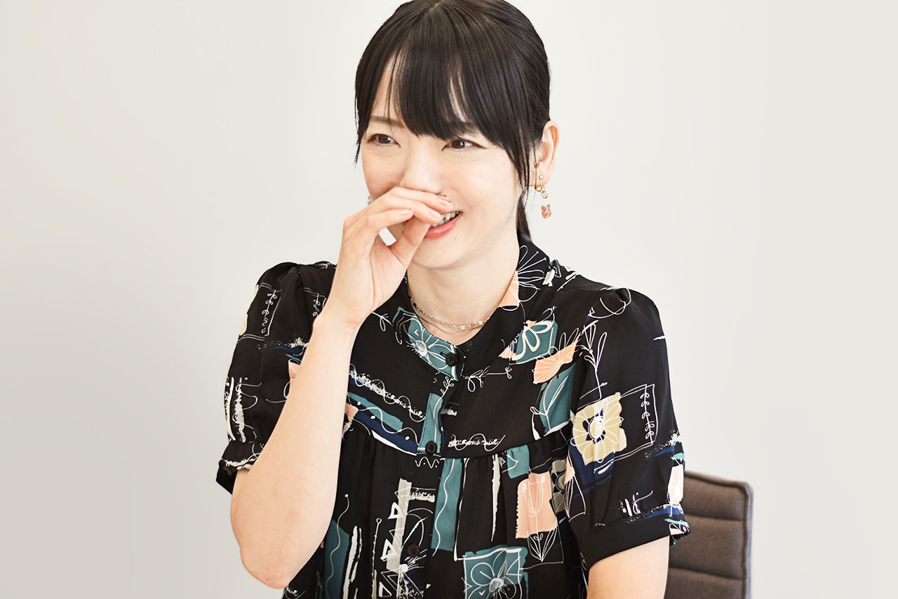 秋谷りんこさん。看護roo!インタビュー風景②