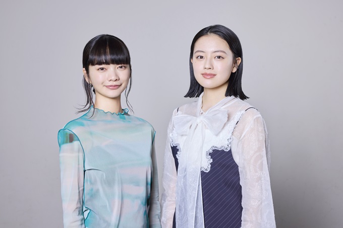 連続テレビ小説『風、薫る』に出演する見上愛さんと上坂樹里さん。