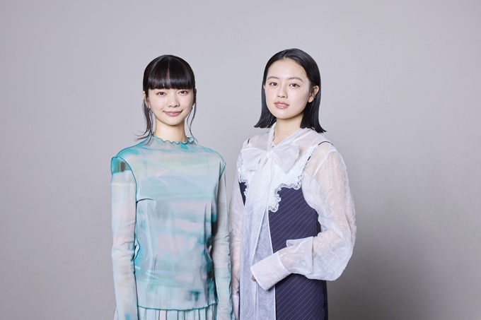 連続テレビ小説『風、薫る』に出演する見上愛さんと上坂樹里さん。