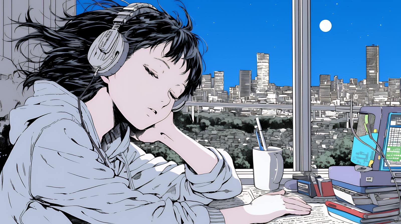 マイペースな女性のイメージ画像（AI生成）