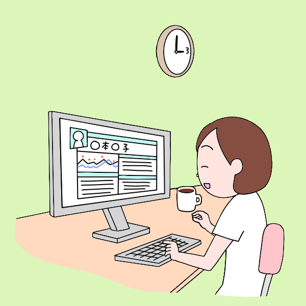 患者さんの情報収集をする