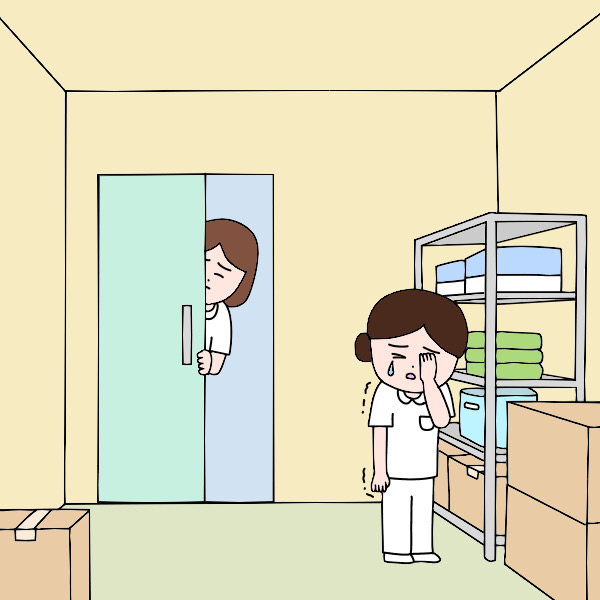 声をかけずそっとしておく