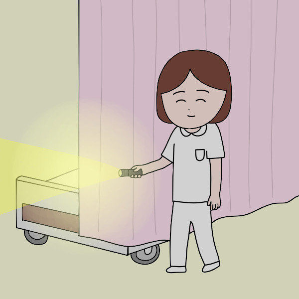 夜勤の味方！LEDライト