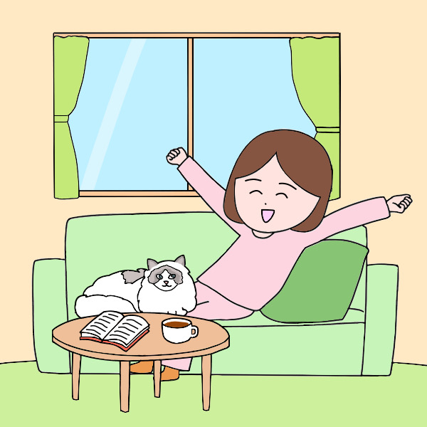 ひとり時間を満喫できる！