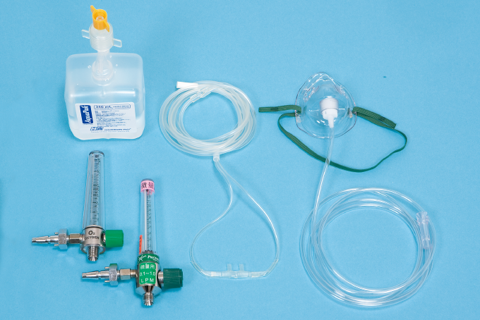鼻カニューレ、フェイスマスクの必要物品