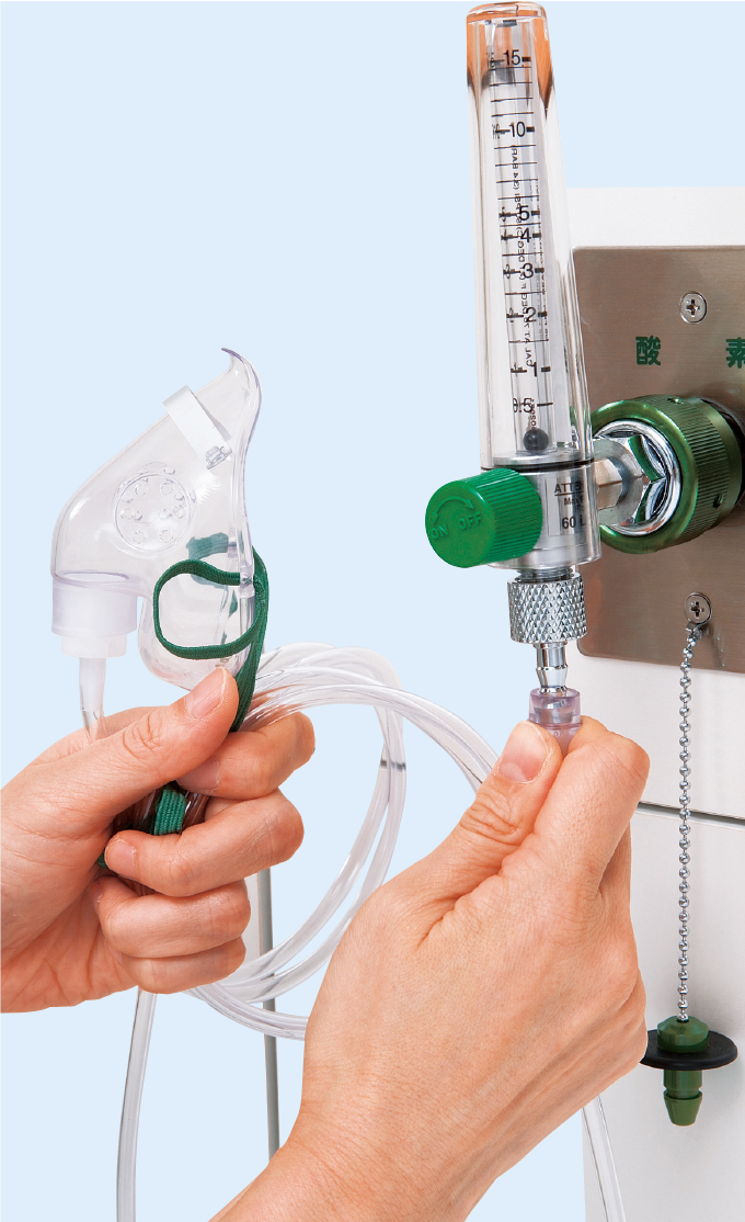 酸素投与時の加湿