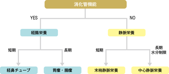 栄養法の選択基準