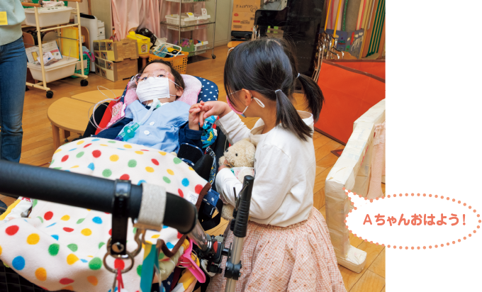 幼稚園での様子