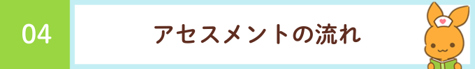 見出し「04 アセスメントの流れ」
