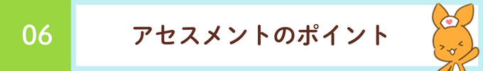 見出し「6．アセスメントのポイント」