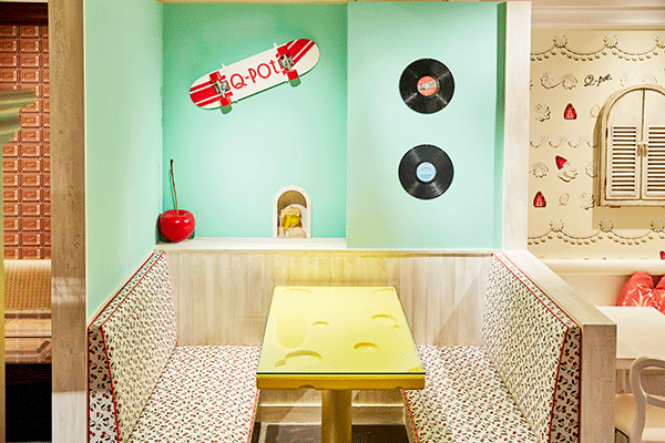 Q-pot CAFE.店内写真